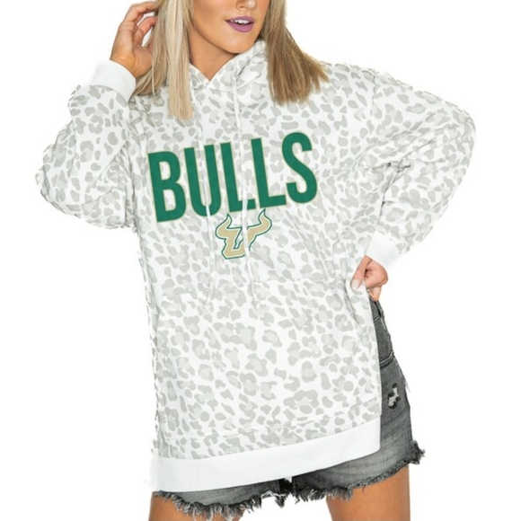 USF Hoodie Sweashirt Leopard NWOT Size M Game Day Fanatics - Picture 12 of 12